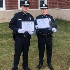 Northborough Police Congratulate Officers on Graduating Police Academy