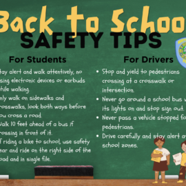 Northborough Police Department Shares Back-to-School Safety Tips