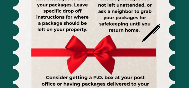 Northborough Police Share Important Guidance to Help Prevent Package Theft This Holiday Season